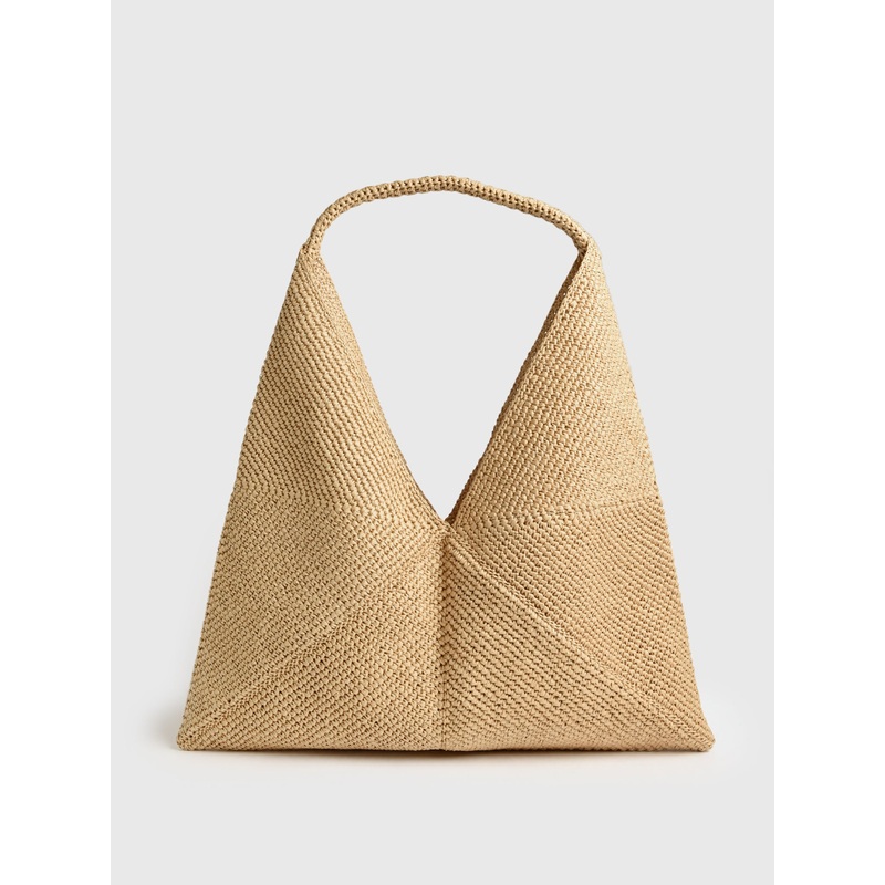 ALC Sid Raffia Bag|O/S|CHOCOLATE|DESERT PALM