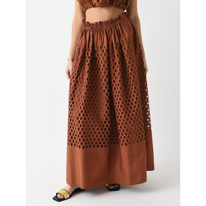 ALC Women’s Flora Eyelet Maxi Skirt