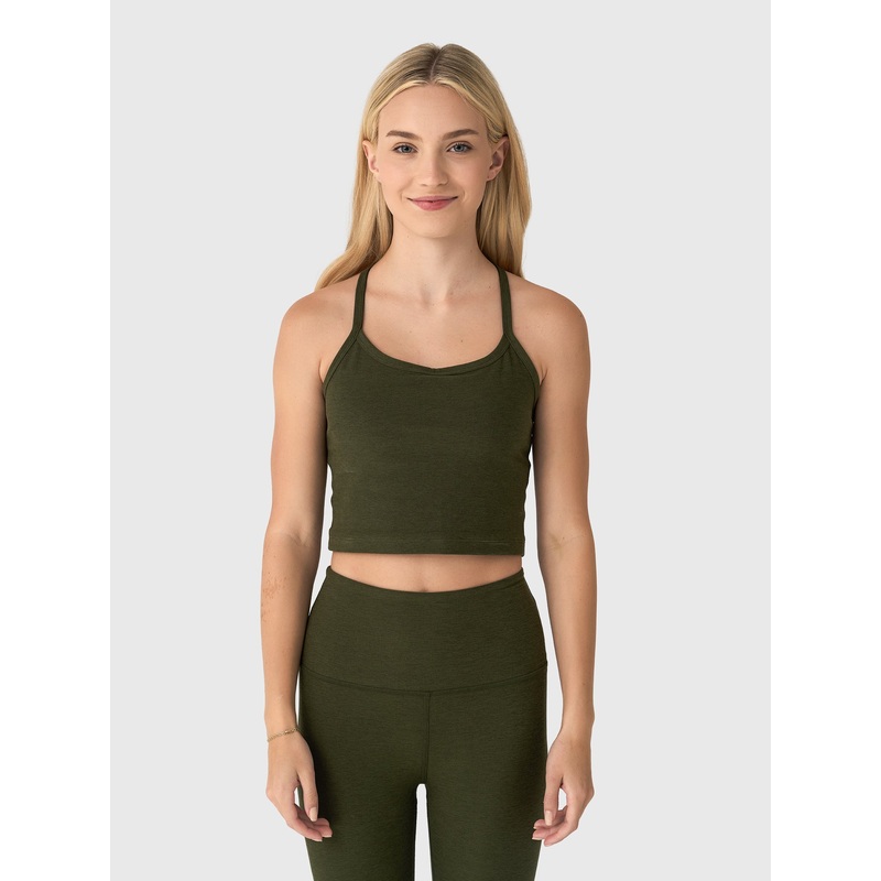 Beyond Yoga Women’s Spacedye Slim Racerback Cropped Tank