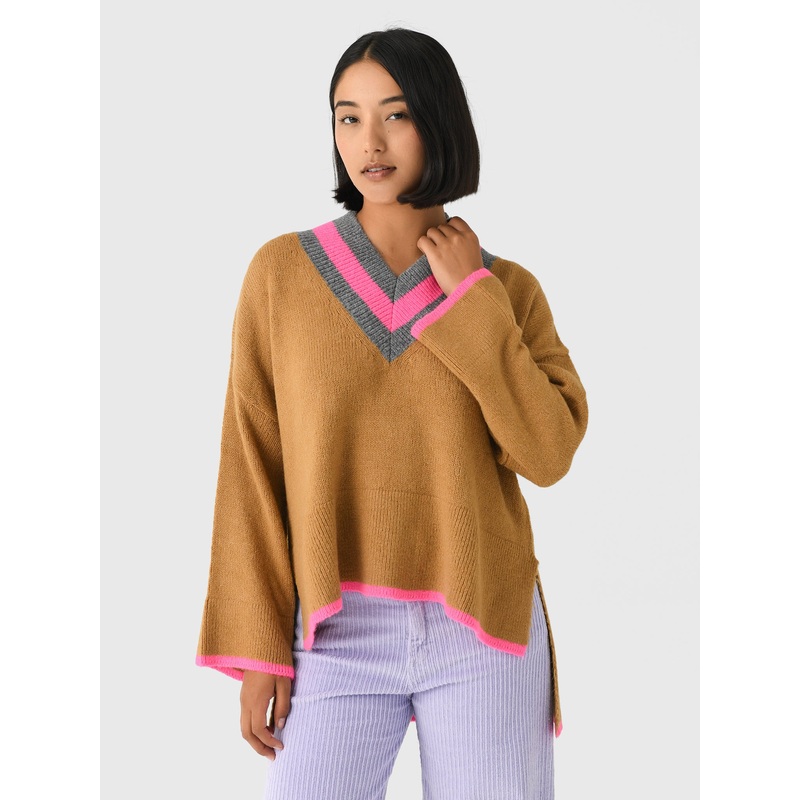 Dr Bloom Women’s Hug Sweater|SM|ML|CAMEL