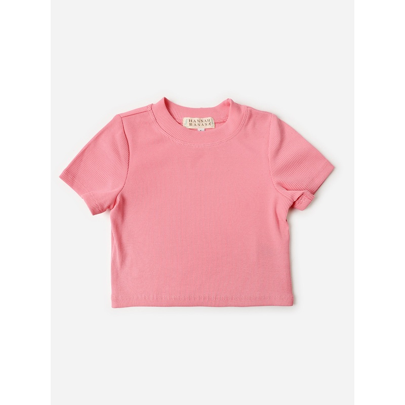 Hannah Banana Girls’ Ribbed Crop Top