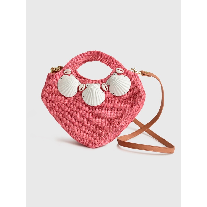 Aranaz Scallop Handbag|O/S|PINK