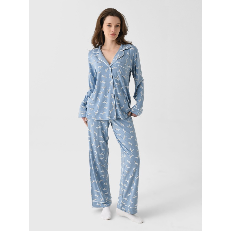 Eberjey Women’s Gisele Printed Long Pajama Set