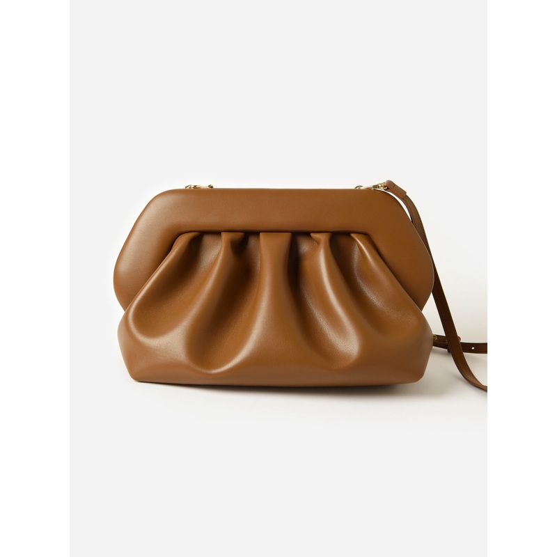 THEMOIRe Bios Vegan Clutch|O/S|CARAMEL