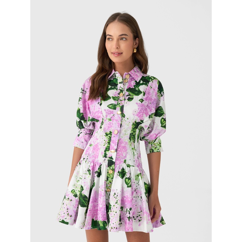 AJE Women’s Alexa Mini Dress|US0/AU4|US2/AU6|US4/AU8|US6/AU10|US8/AU12|US10/AU14|US12/AU16|PINK HYDRANGEA