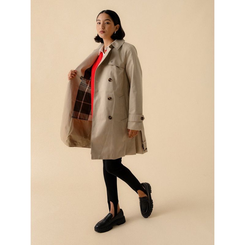 Barbour Women’s Short Greta Showerproof Trench Coat