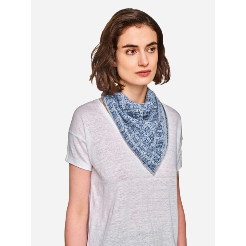 White + Warren Neo Jacquard Neckerchief
