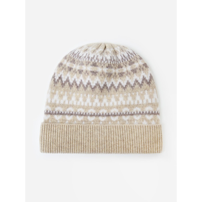 White + Warren Women’s Cashmere Fair Isle Beanie