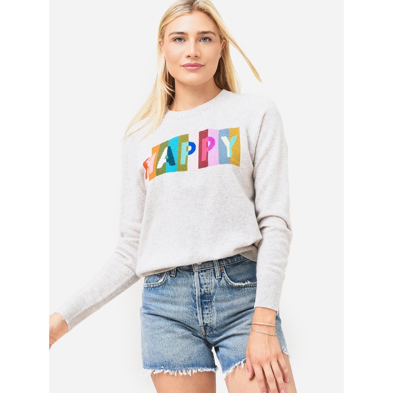 White + Warren Women’s Cashmere Happy Sweater
