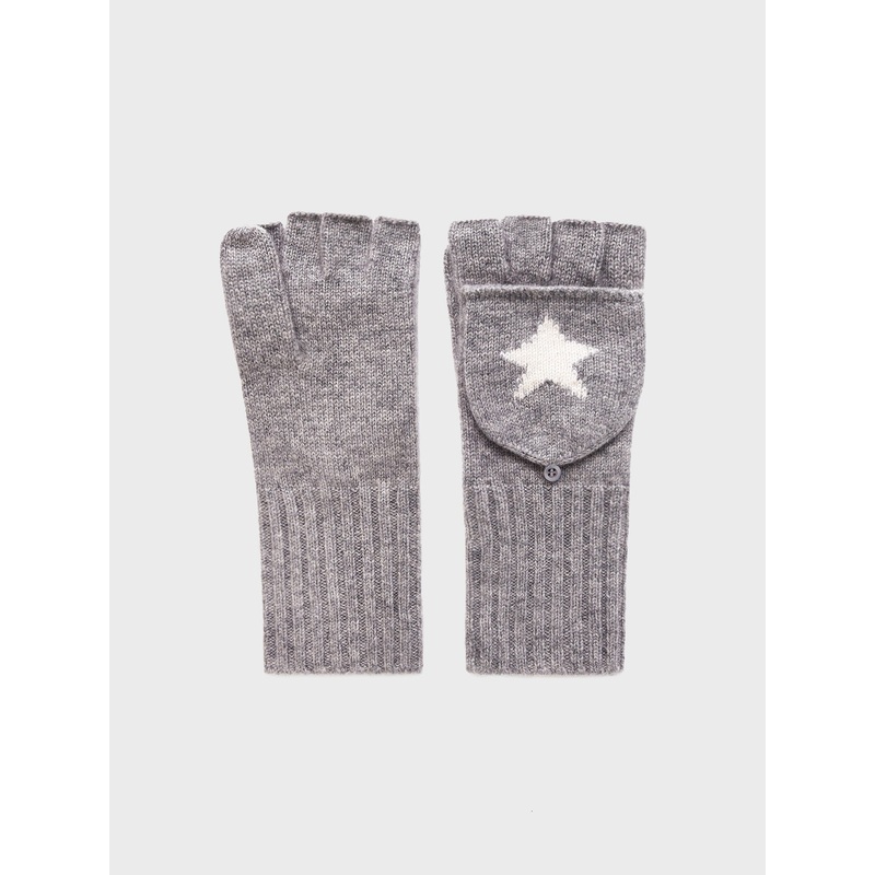 White + Warren Women’s Cashmere Star Top Glove