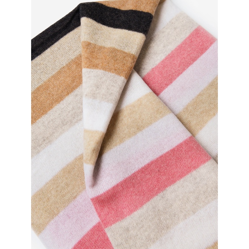 White + Warren Women’s Cashmere Striped Wrap