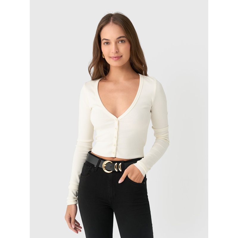 Eterne Women’s Cropped Cardigan