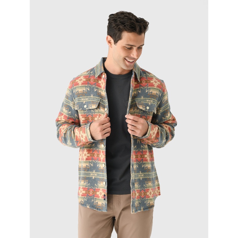 Faherty Brand Men’s Doug Good Feather Canyon Overshirt