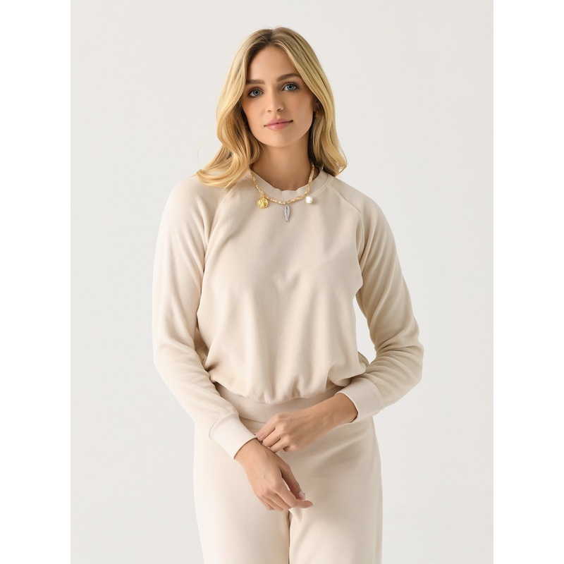 Perfect White Tee Women’s Stella Velour Sweatshirt