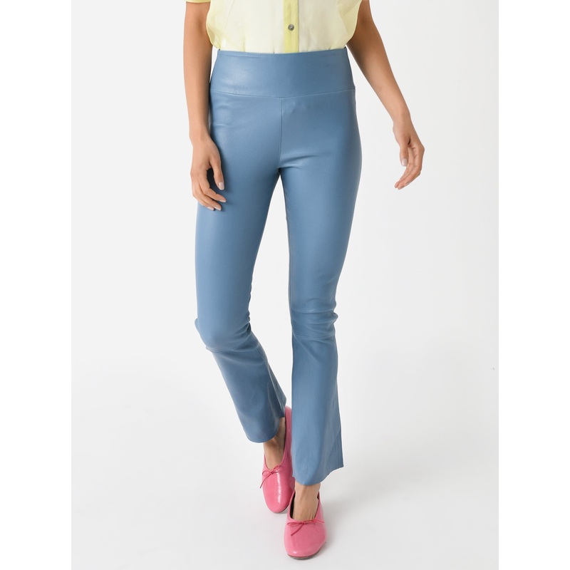 SPRWMN Women’s Leather Ankle Flare Legging