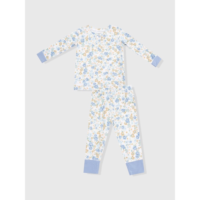 Angel Dear Kids’ Sweet Rose Calico Lounge Wear Set