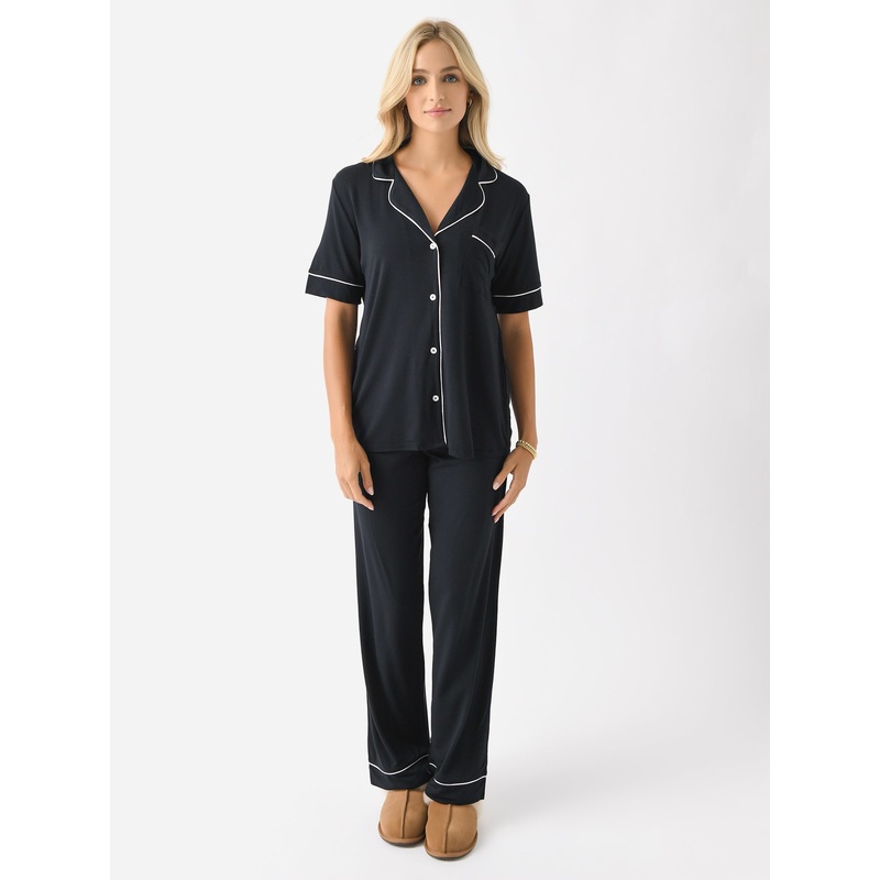 Eberjey Women’s Gisele Short Sleeve Pant Pajama Set