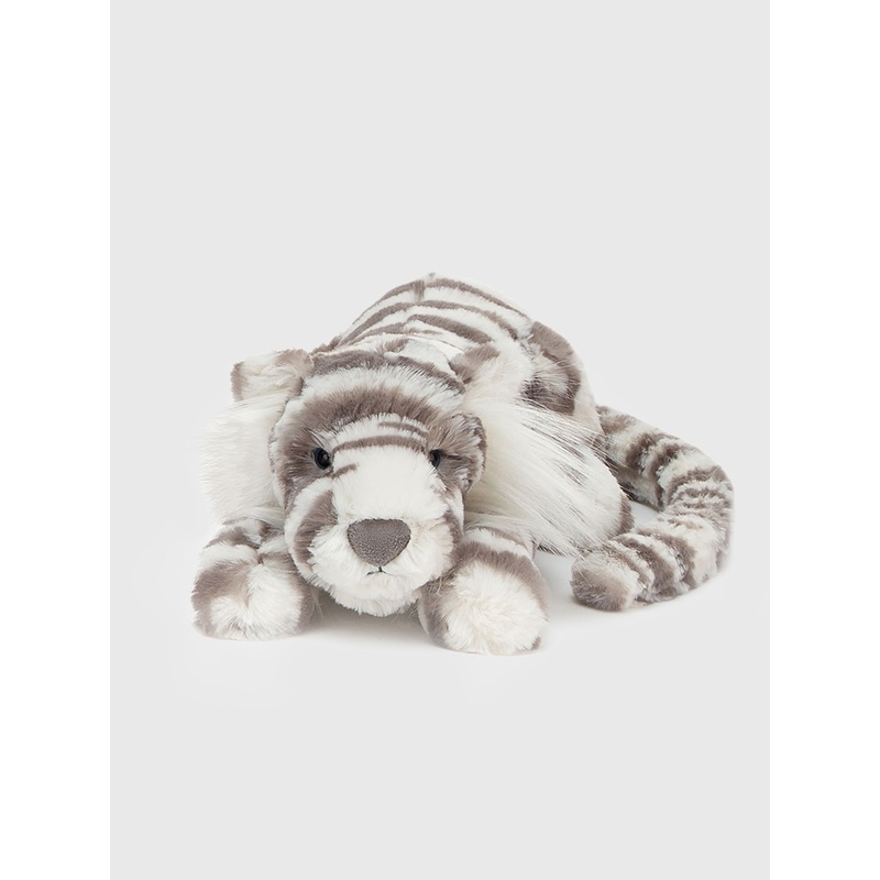 Jellycat Little Sacha Snow Tiger Plush