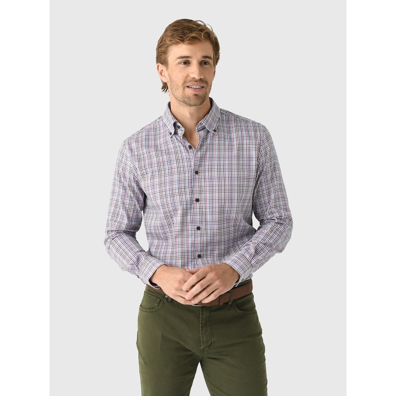 Johnnie-O Men’s Adelson Natural Performance Button-Down Shirt