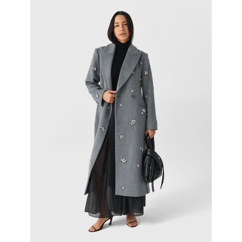 Simkhai Women’s Gianni Coat|XS|S|M|HEATHER GREY