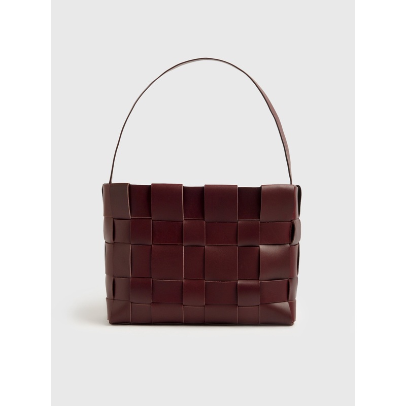St. Agni Woven Mini Tote|O/S|PLUM CORE
