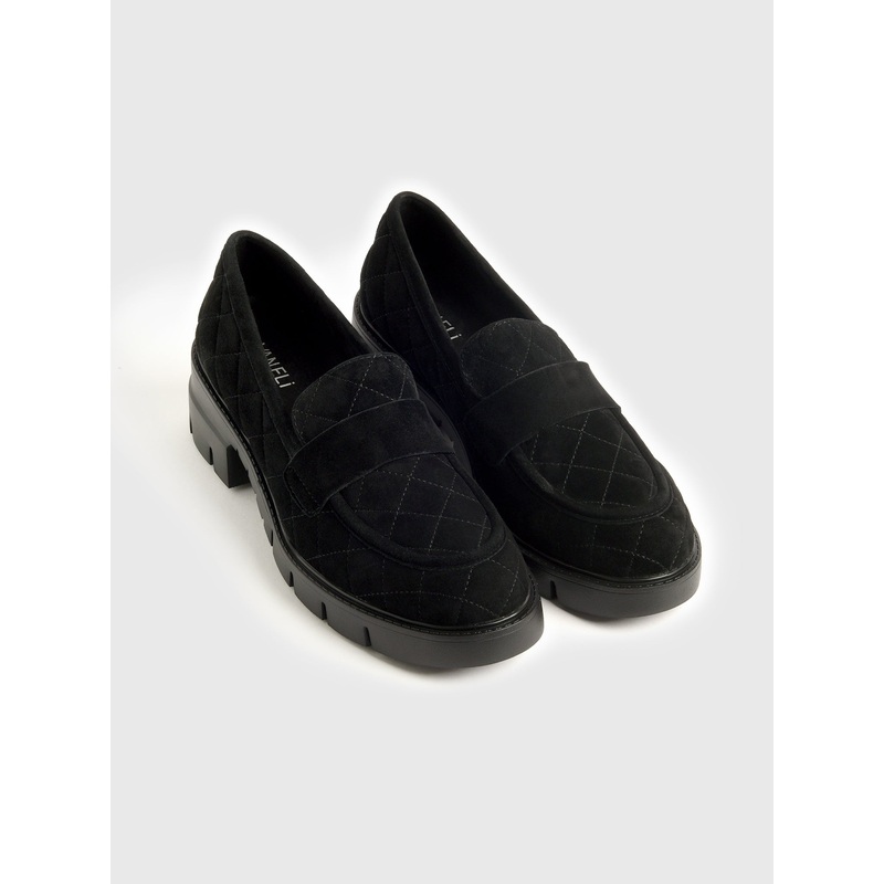 Vaneli Women’s Narda Loafer|6|6.5|7|7.5|8|8.5|9|9.5|10|11|BLACK SUEDE