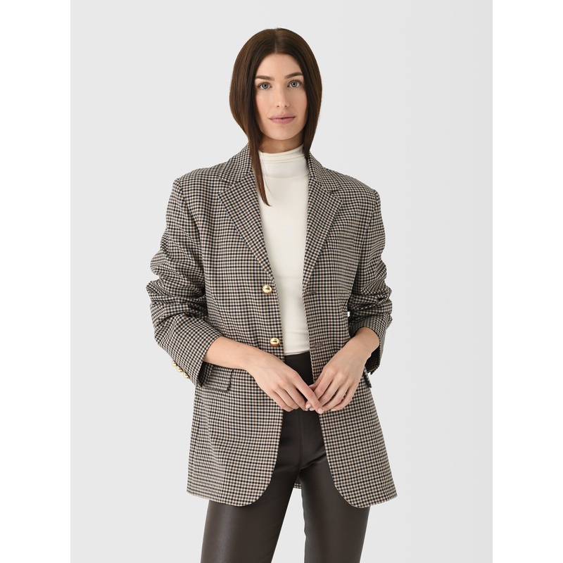Frame Women’s The Houndstooth Blazer