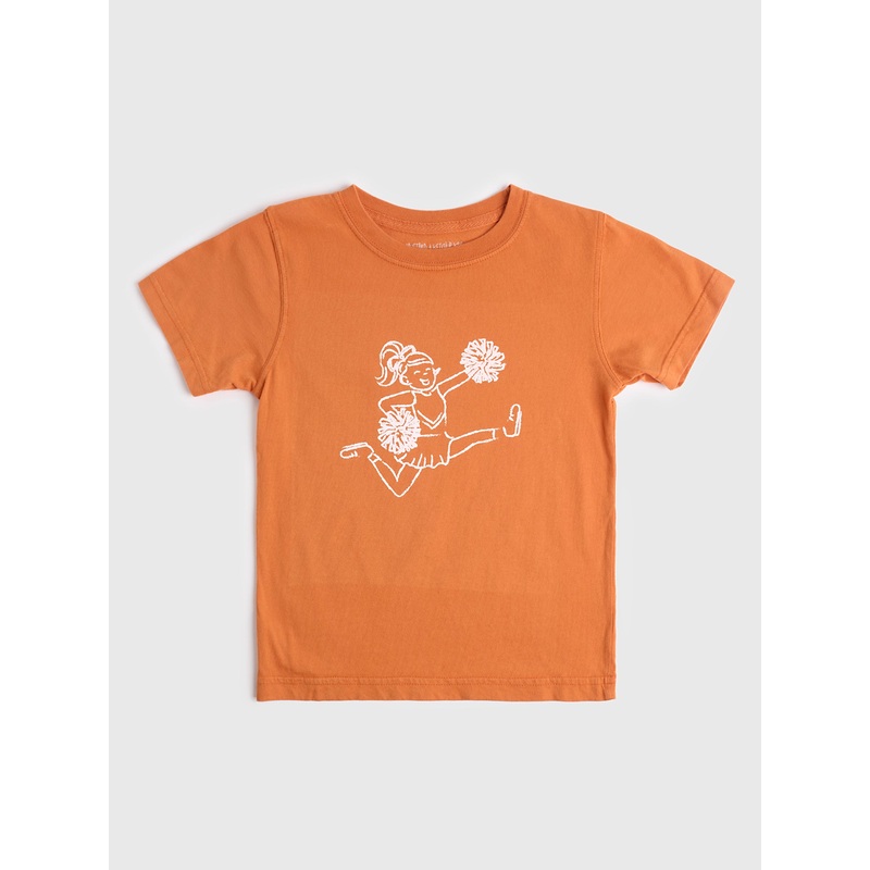 Mustard + Ketchup Kids Girls’ Short Sleeve Cheerleader Shirt