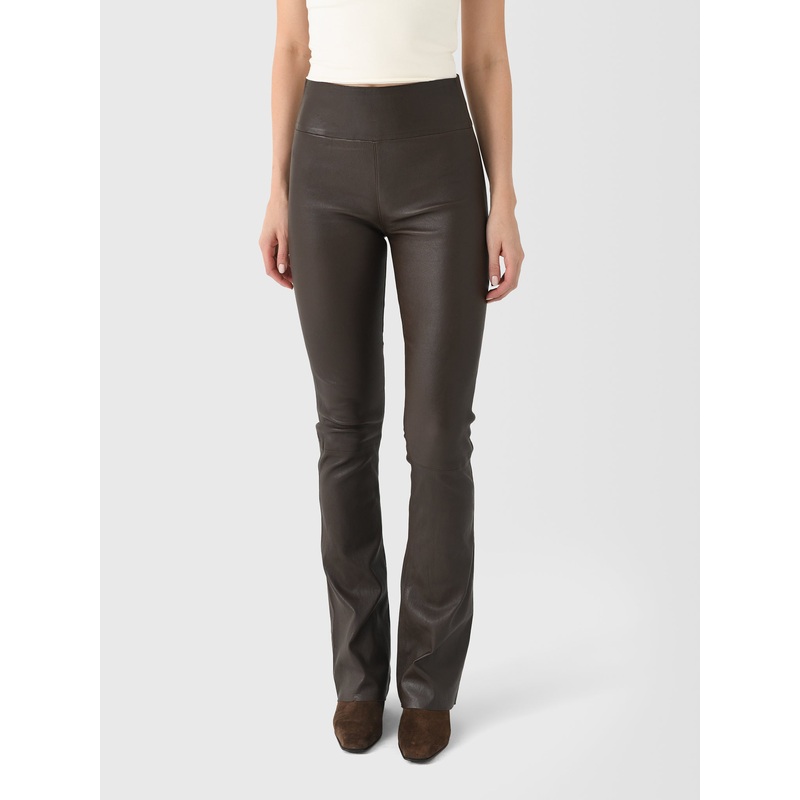 SPRWMN Women’s Leather Micro Flare Pant