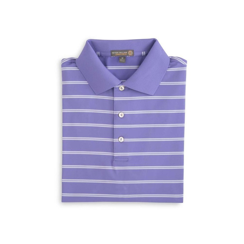Peter Millar Men’s Stripe Stretch Jersey Polo
