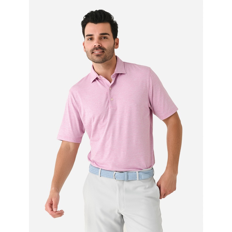 Johnnie-O Men’s Arnold Striped Prep-Formance Polo