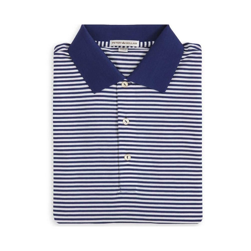 Peter Millar Classic Stripe Lisle Polo