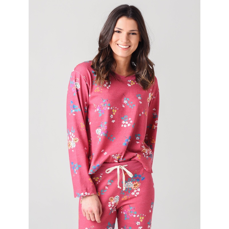 Sundry Women’s Floral Boxy Sweatshirt