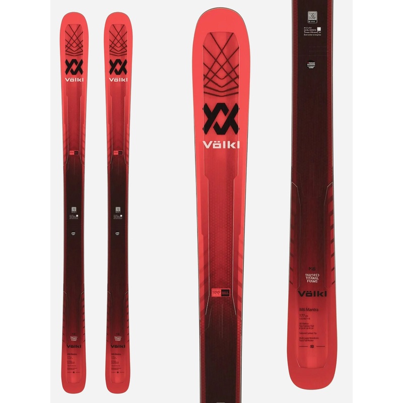 Volkl M6 Mantra Skis 2024|184|RED