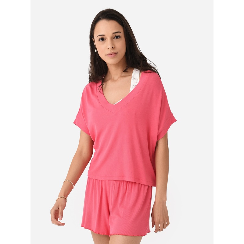 Z Supply Women’s Harper Rib V-Neck Tee