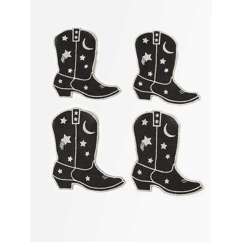 House Of Gleason Cowboy Boot Cocktail Napkin Set