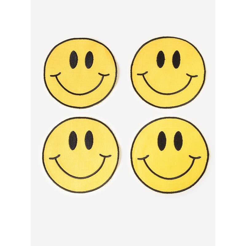 House Of Gleason Smiley Face Cocktail Napkin Set