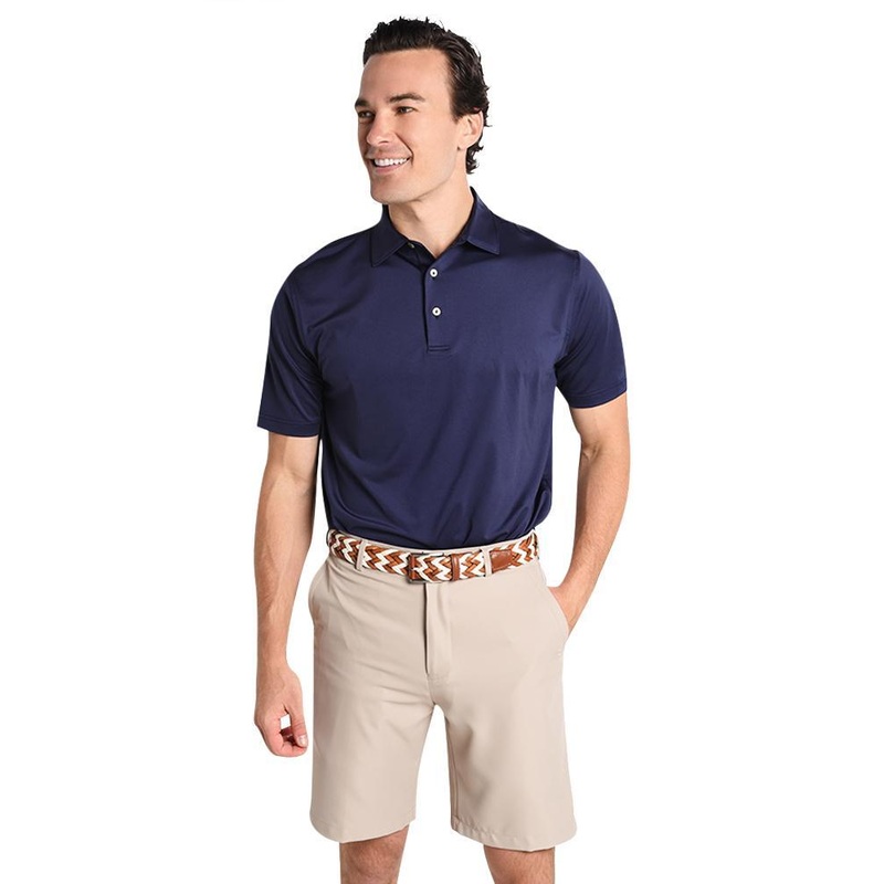 Peter Millar Men’s Solid Stretch Jersey Polo