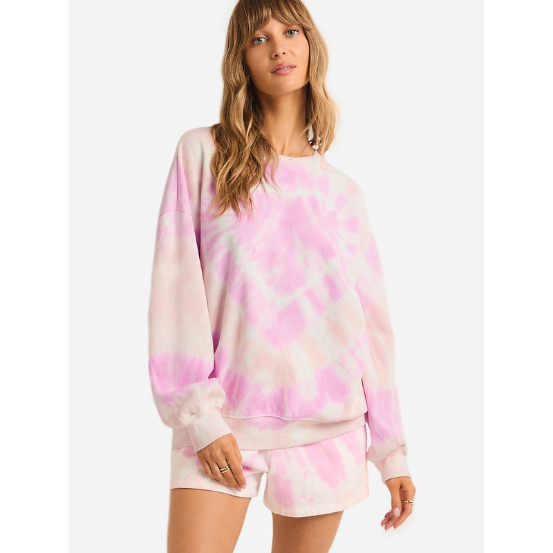 Z Supply Women’s Lovers Only Tie Dye Sweatshirt