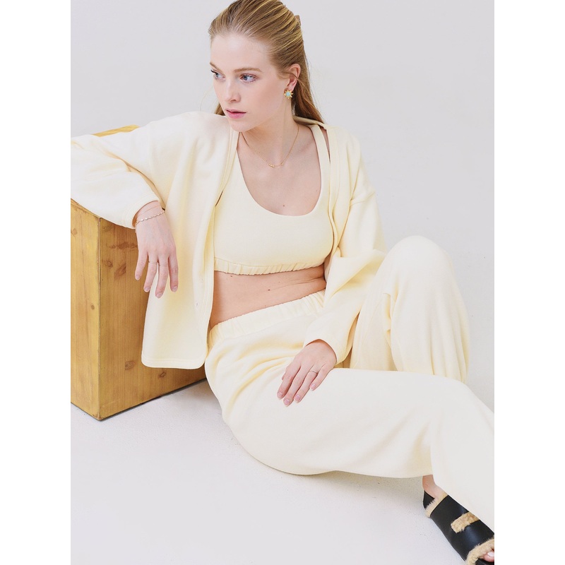 DONNI. Women’s Eco-Fleece Roll Pant