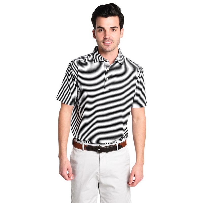Peter Millar Men’s Competition Stripe Stretch Jersey Polo