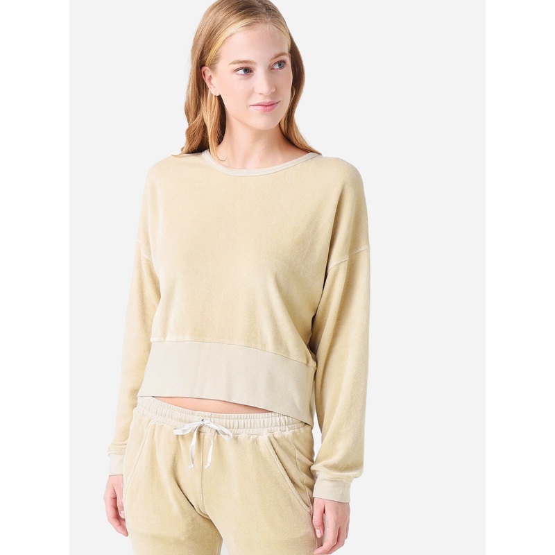 Stark X Women’s Velour Cropped Sweatshirt