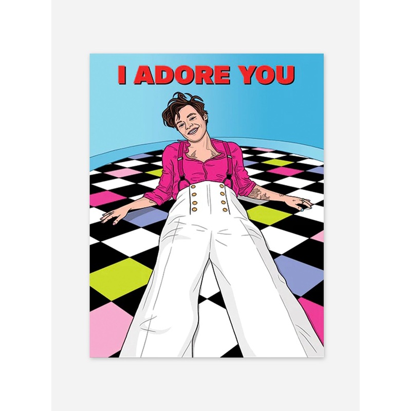 The Found Harry I Adore You Card