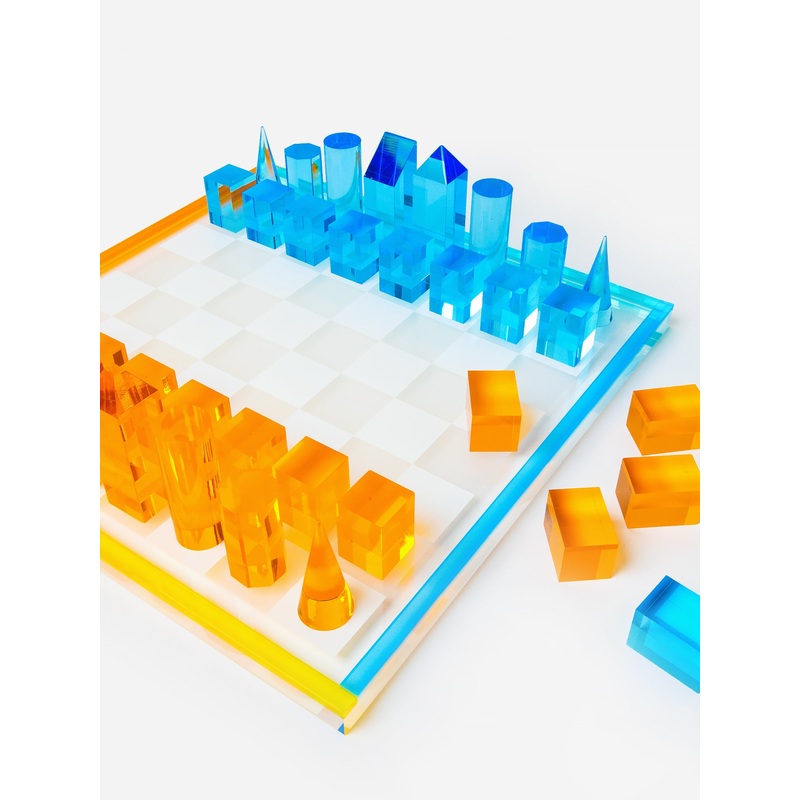 TIZO Lucite Chess Set|O/S|MULTI