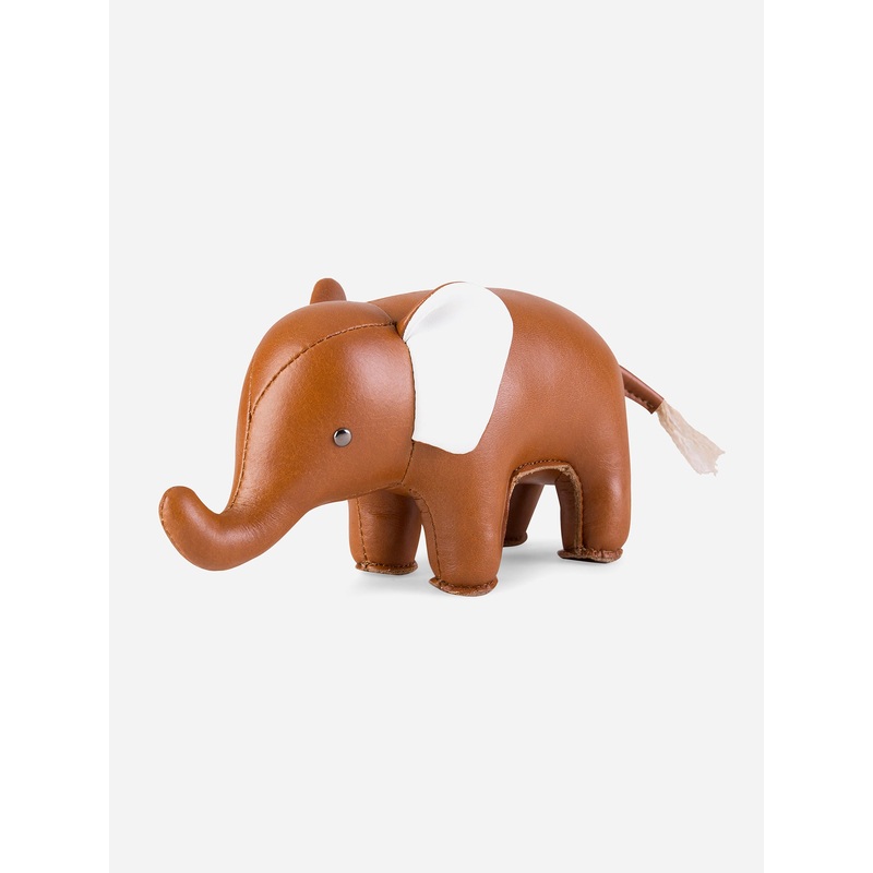 Zuny Elephant Paperweight|O/S|TAN AND WHITE