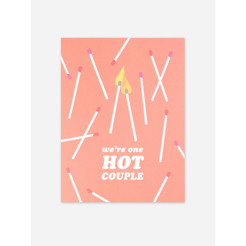 Graphic Anthology One Hot Couple Card