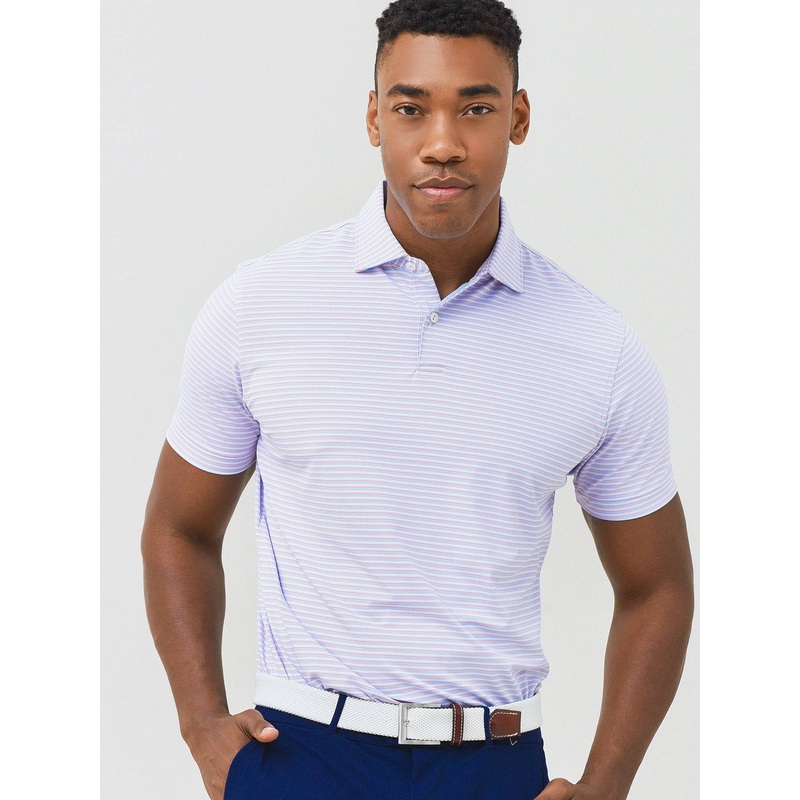 Peter Millar Crown Crafted Men’s Spiral Performance Jersey Polo