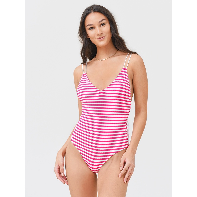 Solid + Striped Women’s The Lynn Striped Rib One-Piece Swimsuit