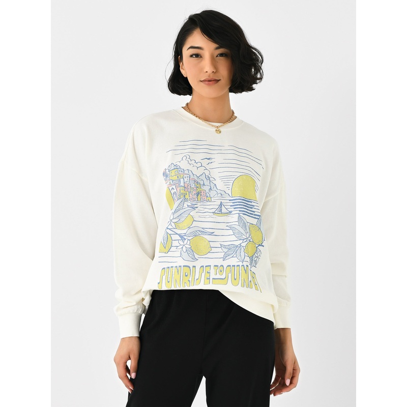 Z Supply Women’s Sunrise Sunday Crew Sweatshirt
