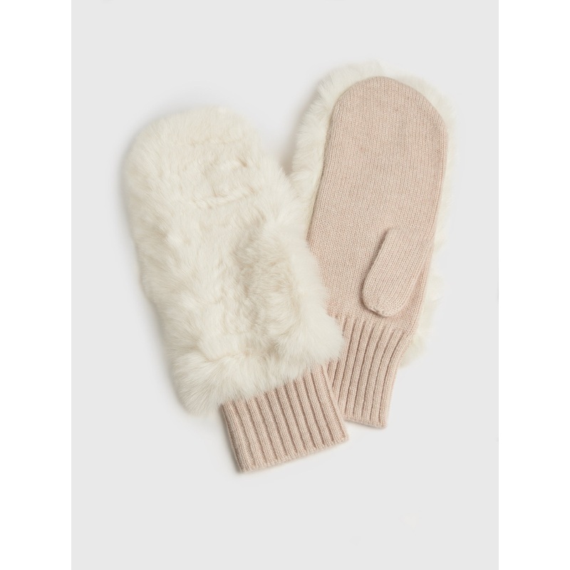 Amato Women’s Faux Fur Mittens